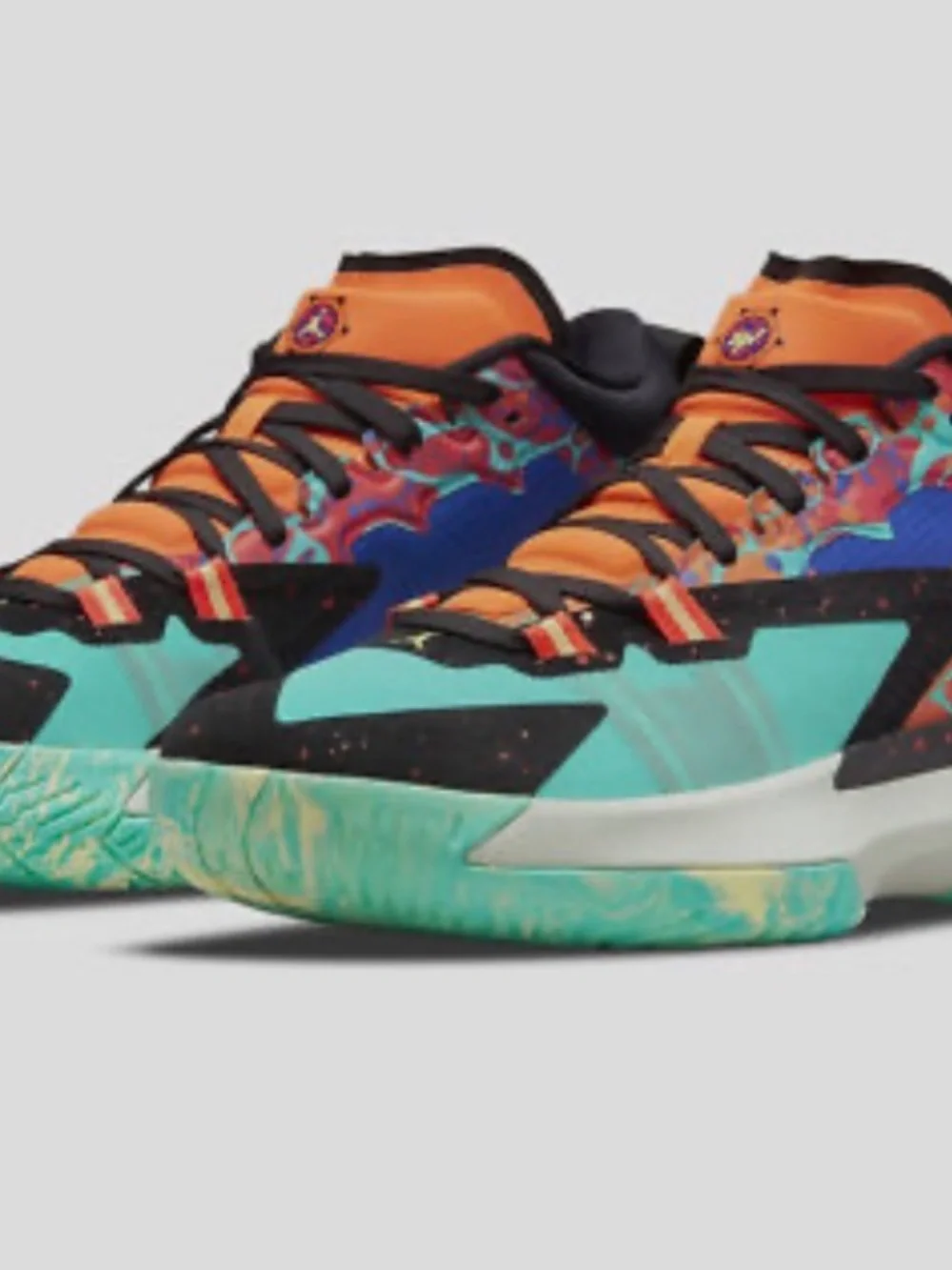 Jordan Zion 1 “Cone Black Hyper Jade” (also known as “Planet Z”)